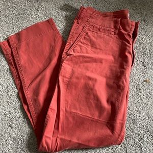 Rusty red Gap Chinos, never worn